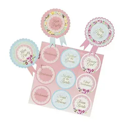 Hen Party Rosette Badges