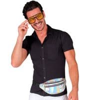 Holographic Belt Bag  Retro Festival & Party Accessory