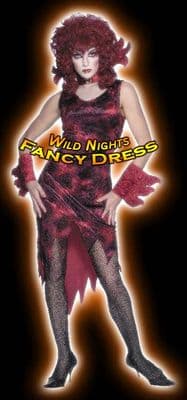 INFERNO COSTUME BLACK/RED