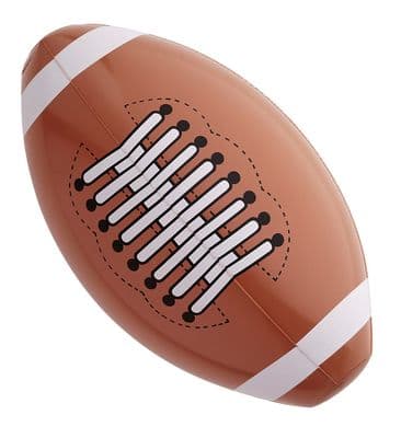 Inflatable American Football 36cm Sports Fancy Dress Party Decoration Accessory