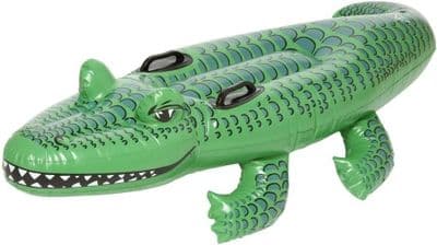 Inflatable Crocodile Green Plastic 55inches