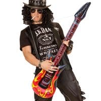 Inflatable Flames Rockstar Guitar