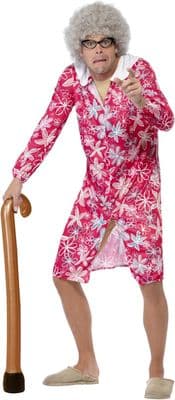 Inflatable Walking Stick Prop Fancy Dress Accessory Old Man Costume Cane