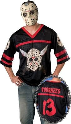 JASON VOORHEES FRIDAY THE 13TH HOCKEY SHIRT + MASK