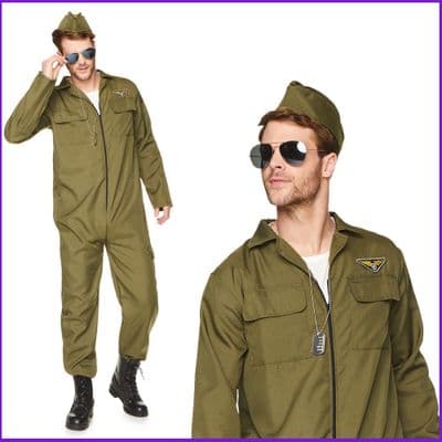 Karnival Mens Fighter Pilot Costume