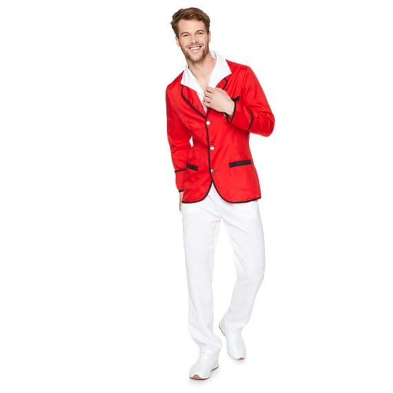 Karnival Mens Red Holiday Rep Costume