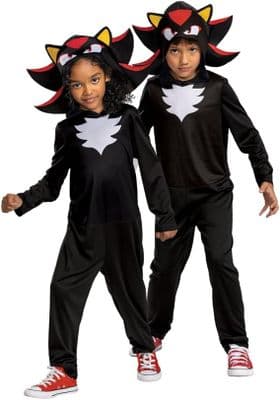 Kids Deluxe Shadow Costume Sonic 3 Movie Fancy Dress Child Official Outfit