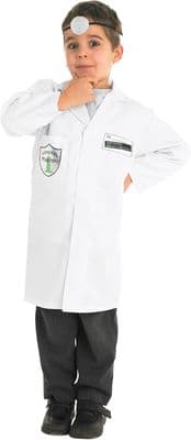 Kids Doctor Costume White Coat  Child Fancy Dress Role Play Outfit