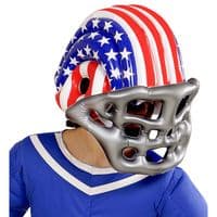 Kids Inflatable American Football Helmet Fancy Dress Sports Costume Accessory