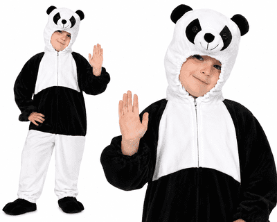 Kids Panda Costume Animal Onesie Fancy Dress Outfit Age 3-4 Years Child Costume