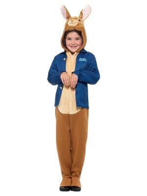 Kids Peter Rabbit Costume Deluxe Child Bunny Outfit Jumpsuit Jacket Fancy Dress