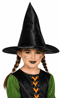 Kids Witch Hat Halloween Fancy Dress Costume Accessory Childrens Hat