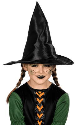 Kids Witch Hat Halloween Fancy Dress Costume Accessory Childrens Hat