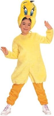 Kids Yellow Bird Costume Toddler 2-3 Jumpsuit Headpiece Fancy Dress Outfit