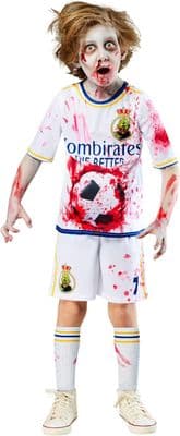 Kids Zombie Rottenaldo Costume Football Player Halloween Fancy Dress Kit