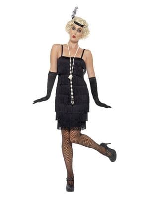 Ladies 1920's Black Flapper