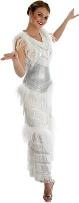 Ladies 1920's Film Starlet Flapper Costume