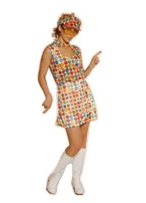 Ladies 1960's Lips Dress