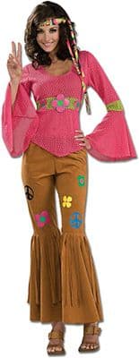 Ladies 1960s and 1970s Woodstock Honey Costume