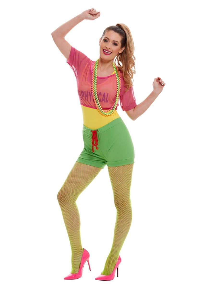 Ladies 1980s Lets Get Physical Costume