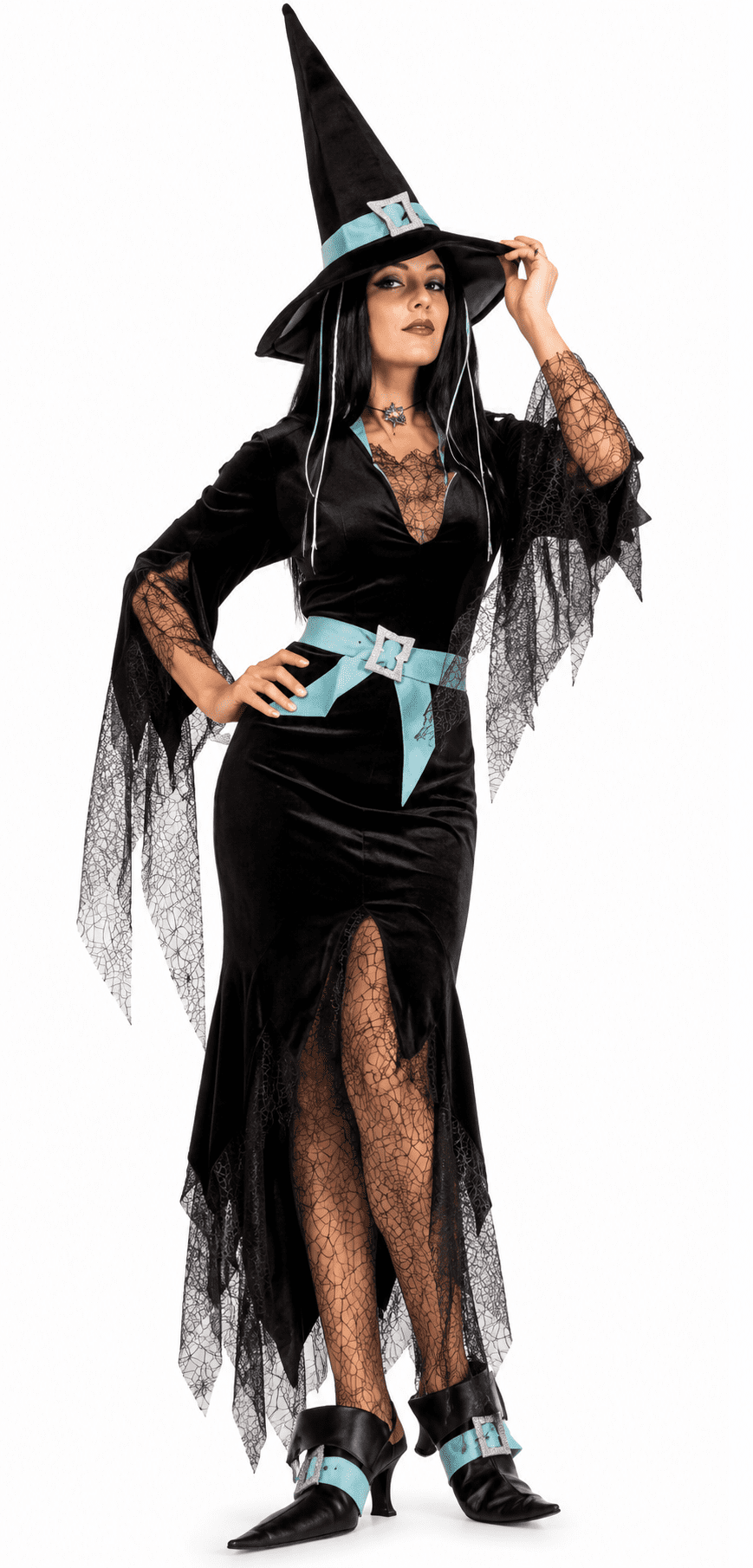 ladies halloween dresses uk 5th Avenue Diamond Witch Costume Deluxe Fancy Dress 10-12 dress costumes