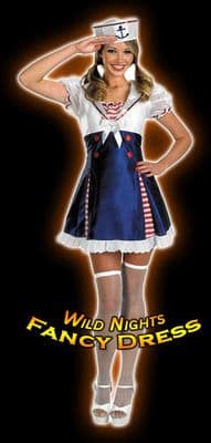 Ladies Ahoy Matie Sailor Girl Costume