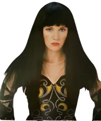 Ladies Black Xena The Warrior Princess Wig