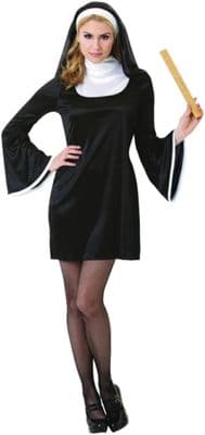 Ladies Blessed Babe Nun Costume Fancy Dress Religious Outfit UK 8-10