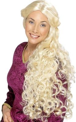 Ladies Blonde Renaissance Wig