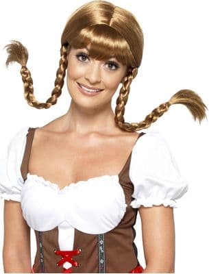 Ladies Brown Bavarian Babe Wig