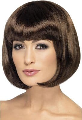 Ladies Brown Short Bob Wig