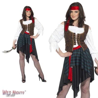 Ladies Buccaneer Wench Pirate Costume