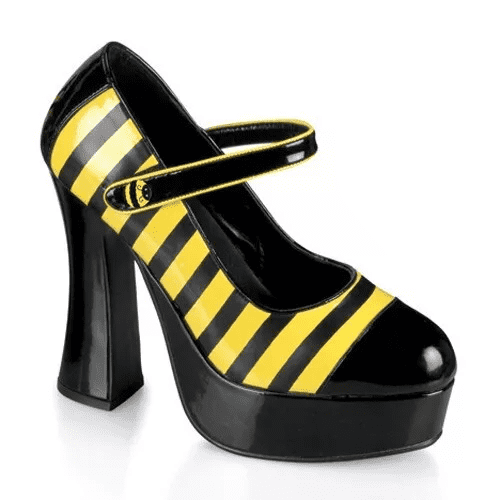 Ladies Bumblebee Platform Shoes Size 7
