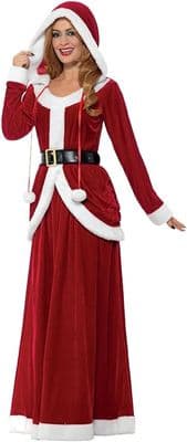 Ladies Christmas Deluxe Ms Claus Costume