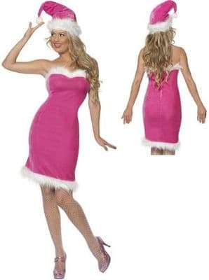 Ladies Christmas Miss Saucy Santa Costume