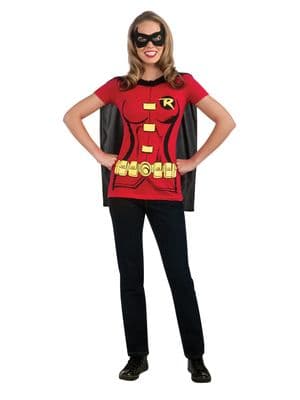 Ladies DC Comics Robin T-Shirt Top