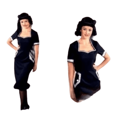 Ladies Deluxe 1940's Betty Dress