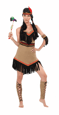 Ladies Deluxe Indian Lady Costume XXL Adult Fancy Dress Outfit UK 20-22