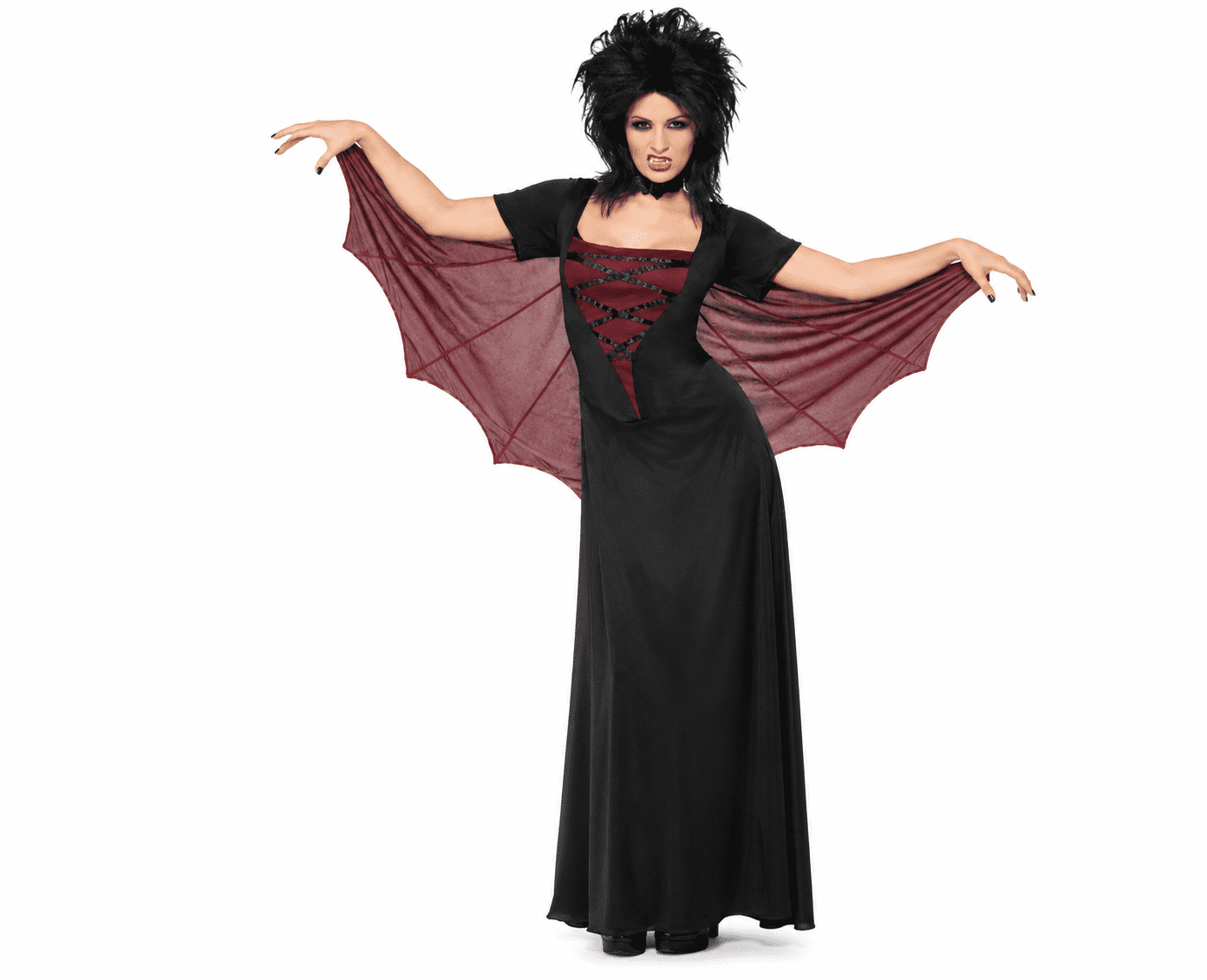 ladies devil fancy dress Woman Costume Halloween Gothic Devil Outfit With Cape sexy prom dress