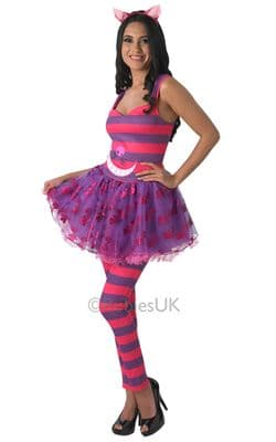Ladies Disney Sassy Cheshire Cat Costume