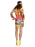 Ladies Fever 1970s Flower Power Costume