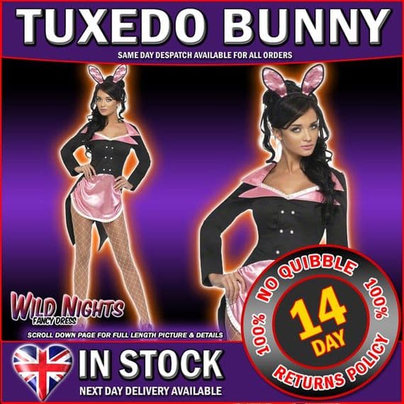 LADIES FEVER TUXEDO BUNNY XS 4-6