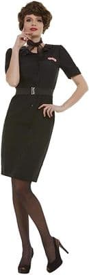 Ladies Grease Rizzo Black Dress