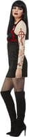 Ladies Halloween Fever Black Satanic Witch Costume