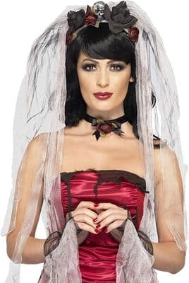 Ladies Halloween Gothic Bride Kit