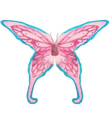 Ladies Maxi Fairy Wings with Gems 100x84cm Adult Festival Fancy Dress Costume