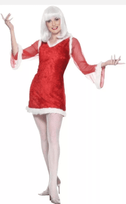 Ladies Miss Christmas Dress Medium