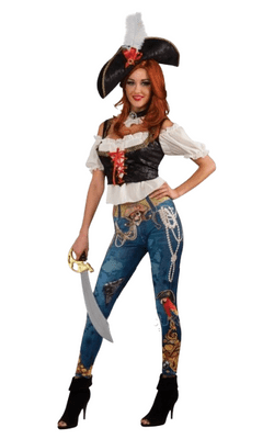 Ladies Pirate Pirates Booty Outfit Costume