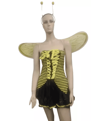 Ladies Sexy Bumble Bee Lady Size 8-10