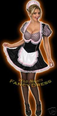 Ladies Sexy French Maid Costume